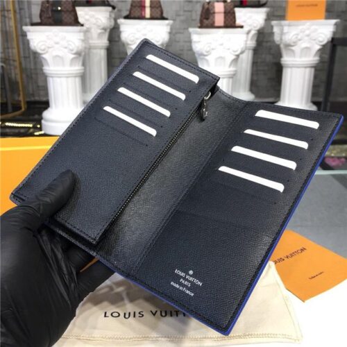 High Quality Luxury Louis Vuitton Brazza Wallet Taiga Leather product detail