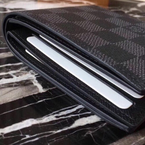 High Quality Luxury Louis Vuitton Damier Graphite Amerigo Wallet product detail