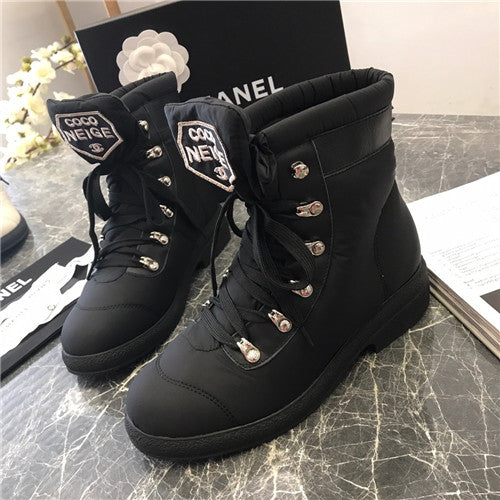 High Quality Luxury Chanel Down Shoes Snow Boots
