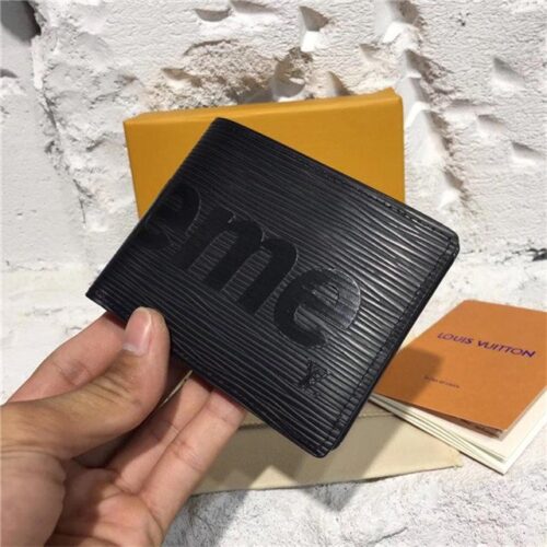 High Quality Luxury Louis Vuitton X Supreme Slender Wallet Epi (Varied Colors) product detail
