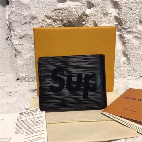 High Quality Luxury Louis Vuitton X Supreme Slender Wallet Epi (Varied Colors) product detail