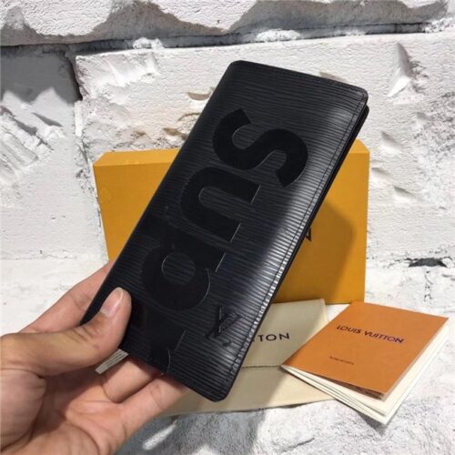 High Quality Luxury Louis Vuitton X Supreme Brazz Wallet Epi (Varied Colors) alternate view