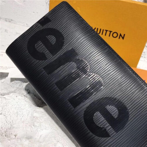 High Quality Luxury Louis Vuitton X Supreme Brazz Wallet Epi (Varied Colors) product detail