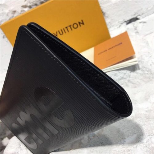 High Quality Luxury Louis Vuitton X Supreme Brazz Wallet Epi (Varied Colors) product detail