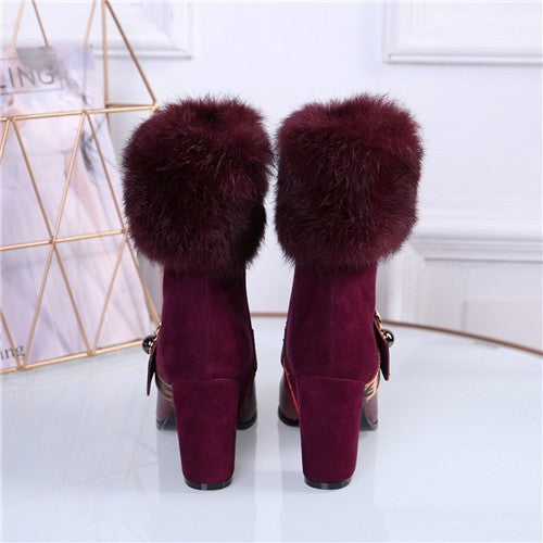 High Quality Luxury Fendi Ankle Booties Shoes – Style 20403 alternate view