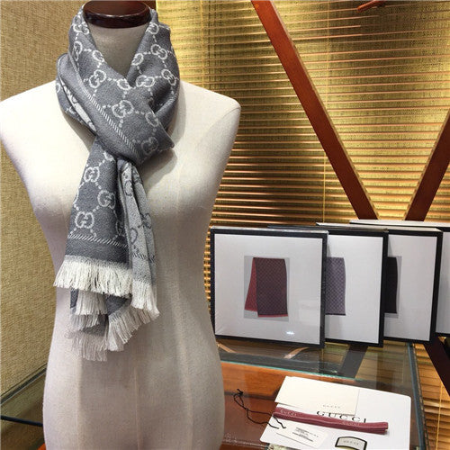 High Quality Luxury Gucci Cashmere Scarf Scarve