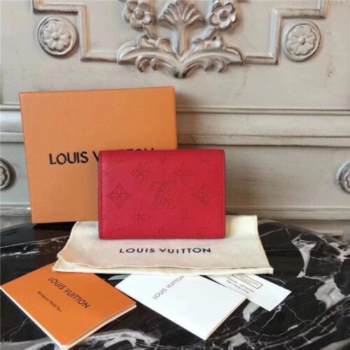 High Quality Luxury Louis Vuitton Anae Coin Purse Mahina Leather (Varied Colors) product detail