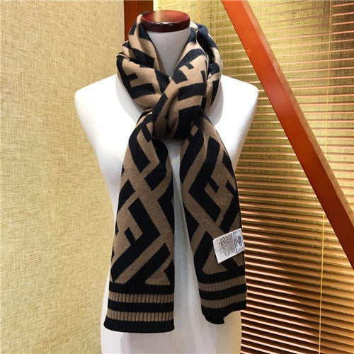 High Quality Luxury Fendi Cashmere Scarf Scarves