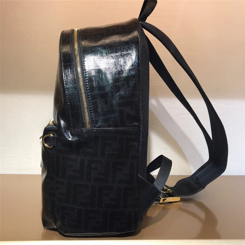 High Quality Luxury Fendi Black FF Big Backpack product detail