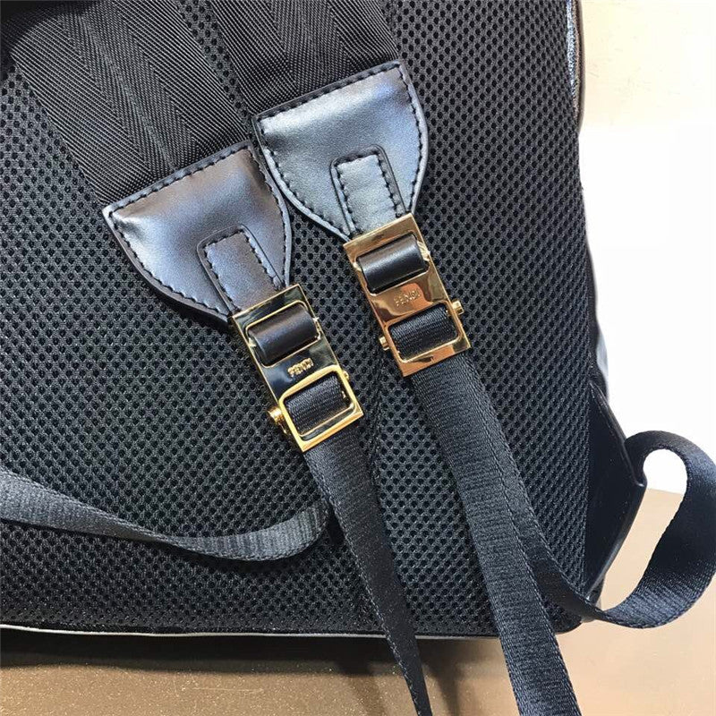 High Quality Luxury Fendi Black FF Big Backpack product detail