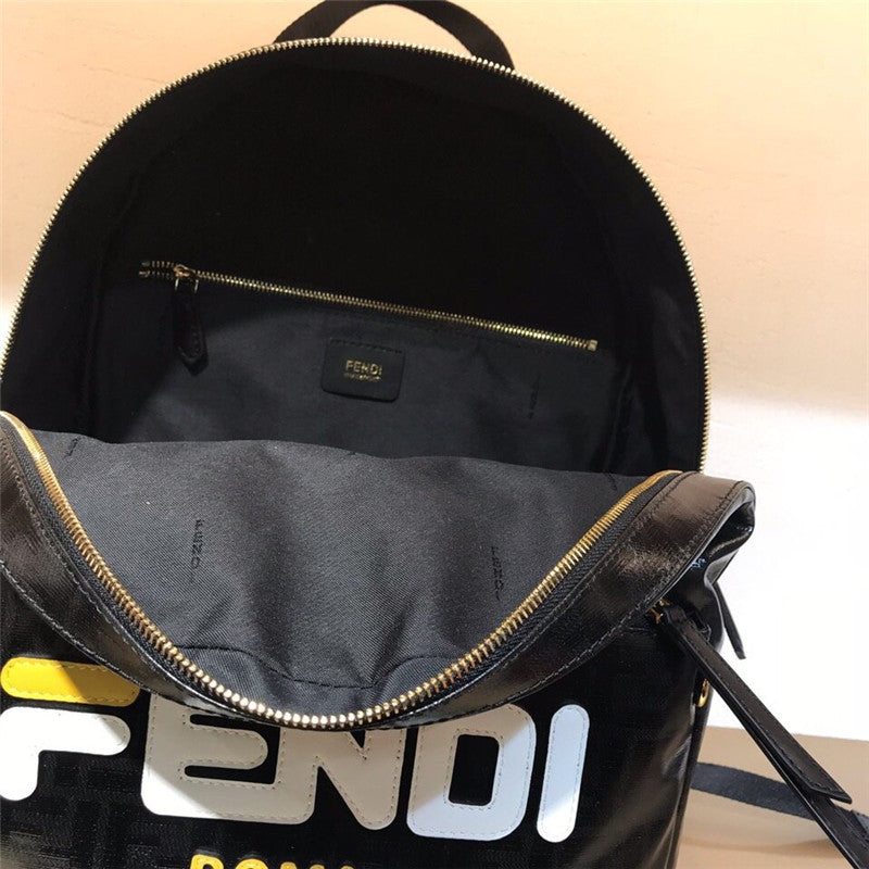 High Quality Luxury Fendi Black FF Big Backpack product detail