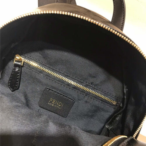High Quality Luxury Fendi Black FF Backpack product detail