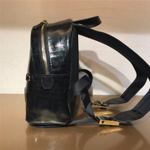 High Quality Luxury Fendi Black FF Backpack product detail