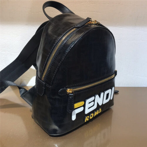 High Quality Luxury Fendi Black FF Backpack product detail