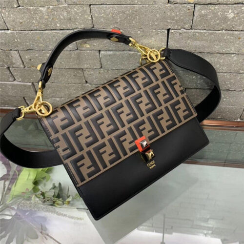 High Quality Luxury Fendi Kan U Shoulder Bag alternate view