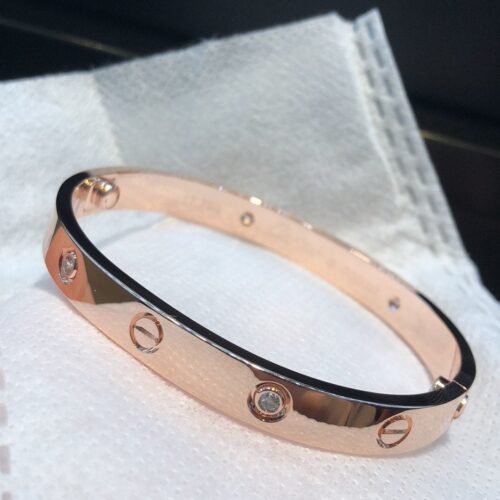 High Quality Luxury Cartier Gorgeous Love Bracelet Rose Gold (Men Size) product detail