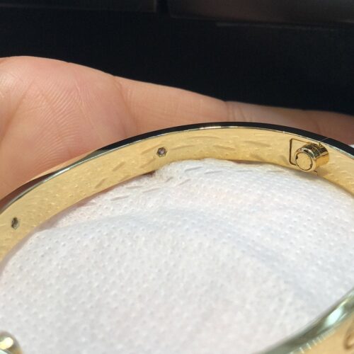High Quality Luxury Cartier Gorgeous Love Bracelet Yellow Gold (Women Size) product detail