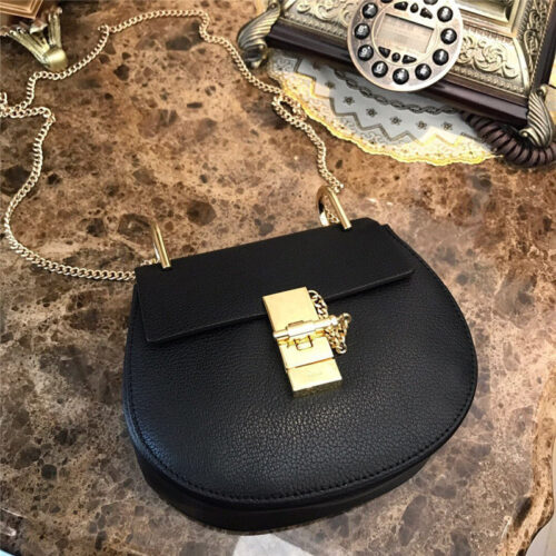 High Quality Luxury Chloe Mini Drew Bijou Bag Black