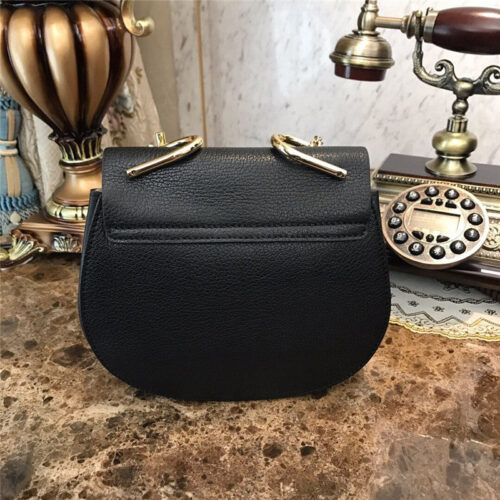 High Quality Luxury Chloe Mini Drew Bijou Bag Black alternate view