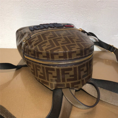 High Quality Luxury Fendi Black FF Backpack – Style 32349 product detail