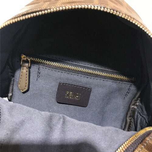 High Quality Luxury Fendi Black FF Backpack – Style 32349 product detail