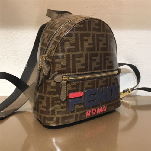 High Quality Luxury Fendi Black FF Backpack – Style 32349 product detail