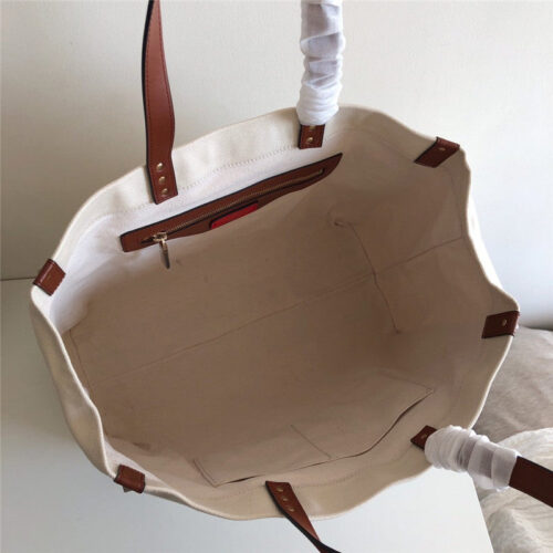 High Quality Luxury Valentino Canvas Shopping Bag – Style 03591 product detail
