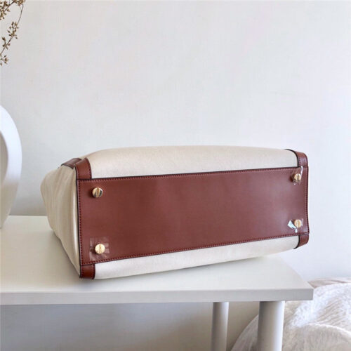 High Quality Luxury Valentino Canvas Shopping Bag – Style 03591 product detail