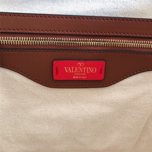 High Quality Luxury Valentino Canvas Shopping Bag – Style 03591 product detail