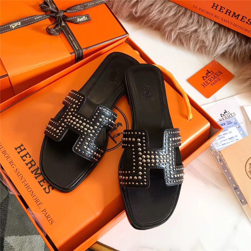High Quality Luxury Hermes Oran Sandals – Style 27907 product detail