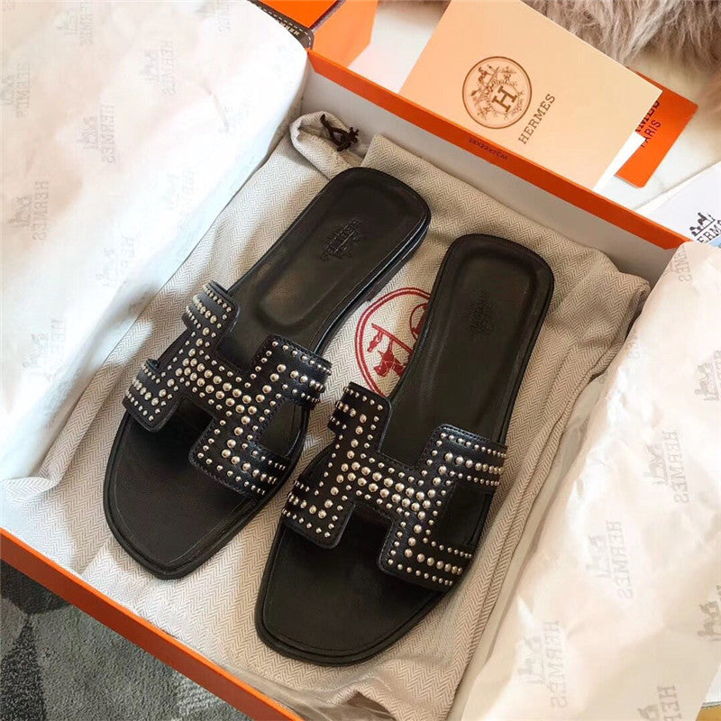 High Quality Luxury Hermes Oran Sandals – Style 27907