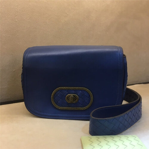 High Quality Luxury Bottega Veneta Womens Handbag Blue alternate view