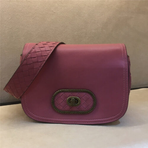 High Quality Luxury Bottega Veneta Womens Handbag Pink