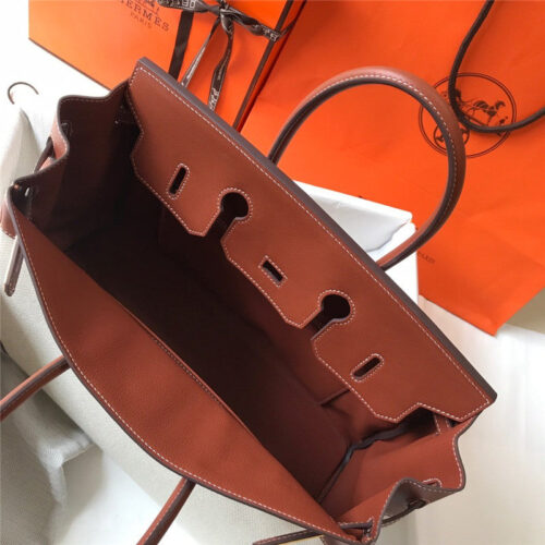 High Quality Luxury Hermes Leather Hermes Birkin Handbag Swift Bag product detail