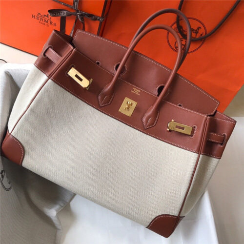 High Quality Luxury Hermes Leather Hermes Birkin Handbag Swift Bag product detail