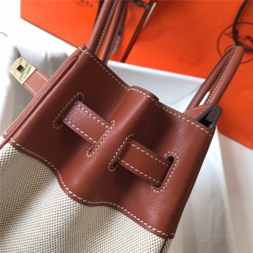 High Quality Luxury Hermes Leather Hermes Birkin Handbag Swift Bag product detail