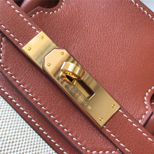 High Quality Luxury Hermes Leather Hermes Birkin Handbag Swift Bag product detail