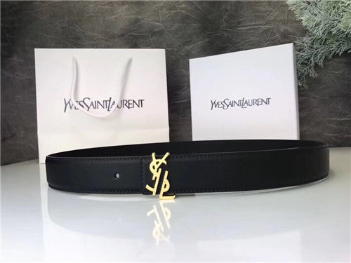 High Quality Luxury YSL Leather Belt Womens – Style 45563