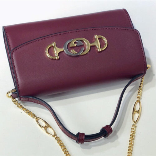 High Quality Luxury Gucci Zumi Smooth Leather Mini Shoulder Bag product detail