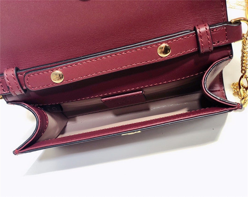 High Quality Luxury Gucci Zumi Smooth Leather Mini Shoulder Bag product detail