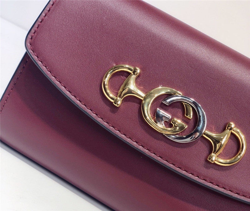 High Quality Luxury Gucci Zumi Smooth Leather Mini Shoulder Bag product detail