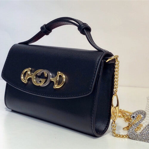 High Quality Luxury Gucci Zumi Smooth Leather Mini Shoulder Bags product detail