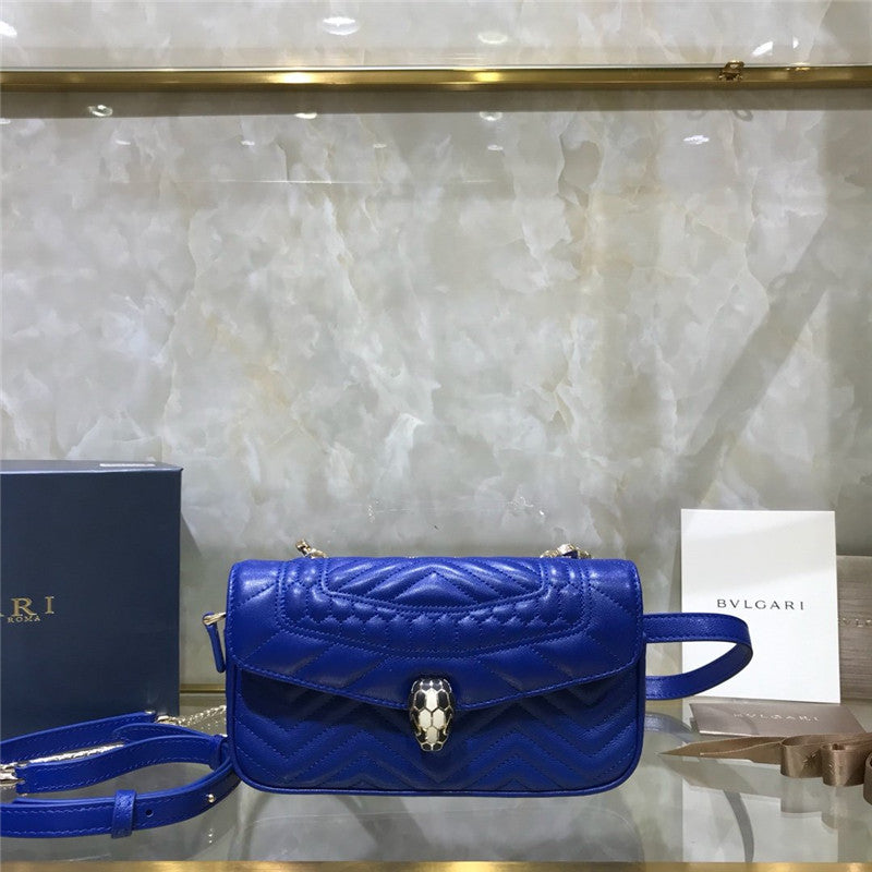High Quality Luxury Bvlgari Serpenti Forever Belt Bag