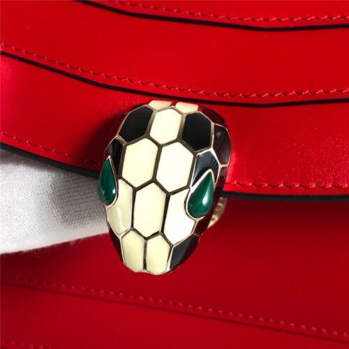 High Quality Luxury Bvlgari Serpenti Forever Bag Red product detail