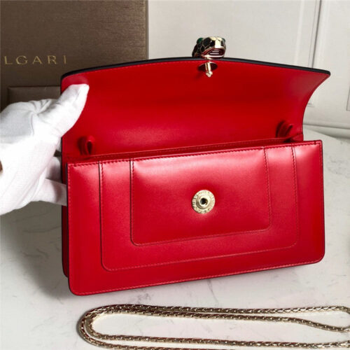 High Quality Luxury Bvlgari Serpenti Forever Bag Red product detail