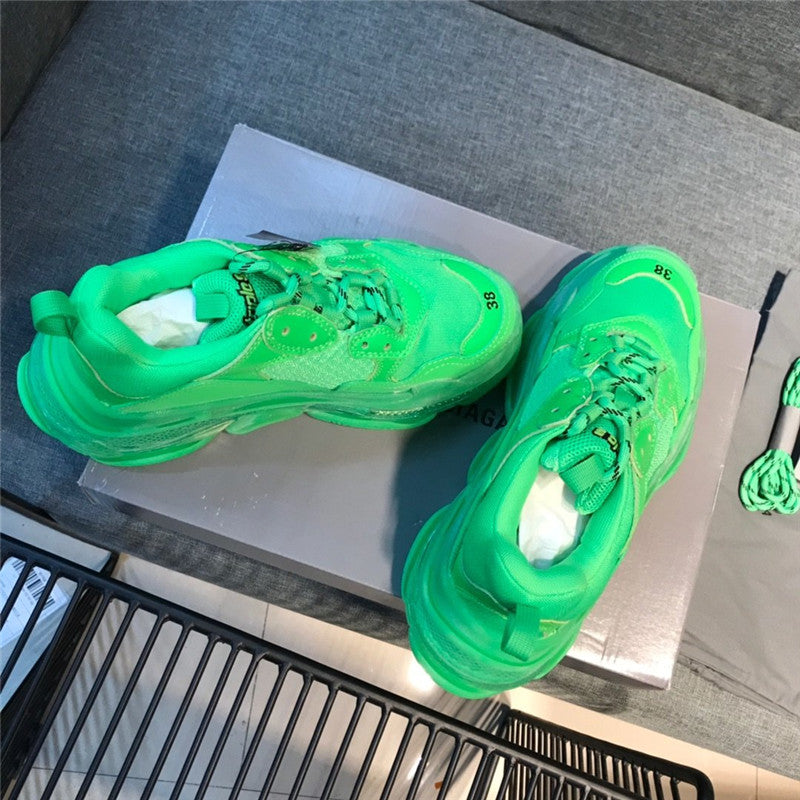 High Quality Luxury Balenciaga Triple S Sneakers Green 2020 Ss product detail