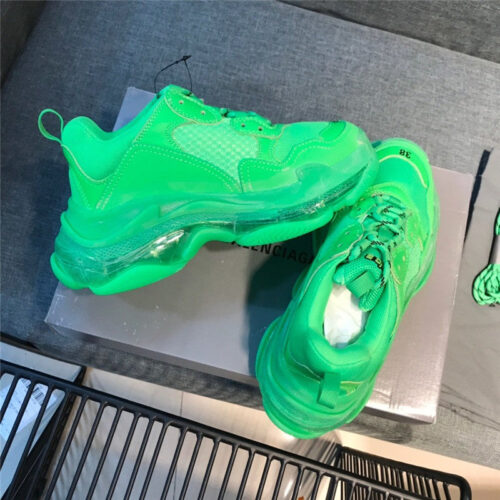 High Quality Luxury Balenciaga Triple S Sneakers Green 2020 Ss product detail