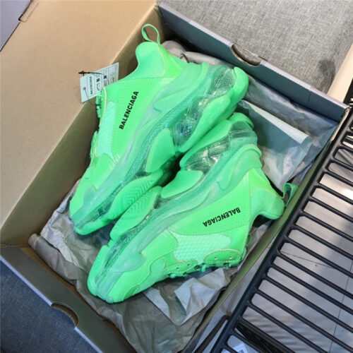 High Quality Luxury Balenciaga Triple S Sneakers Green 2020 Ss product detail