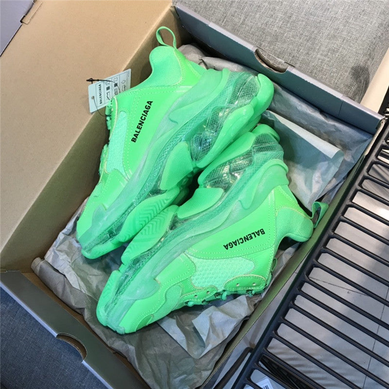 High Quality Luxury Balenciaga Triple S Sneakers Green 2020 Ss product detail