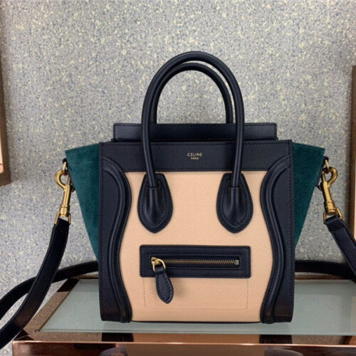 High Quality Luxury Celine Celine Bag Luggage Micro Luggage Fake Handbag